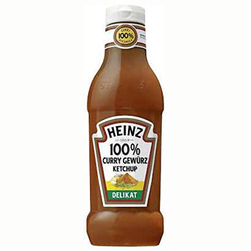 Heinz Curry Gewurz Ketchup Classic for BBQ and Sandwiches - Great for Recipes and Cooking - 590ml