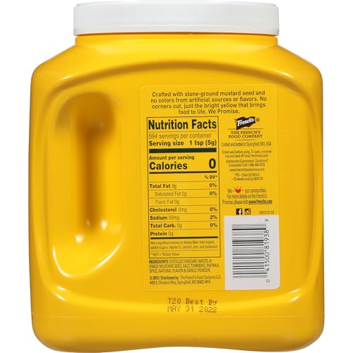 French's Classic Yellow Mustard, Tangy and Creamy - Professional Use Mustard, 105 oz Bulk Container  
French's Classic Y