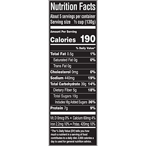 Bush's Best Steakhouse Recipe Grillin' Beans, Low Fat Canned Beans for Gluten Free Consumers, Source of Plant Based Prot