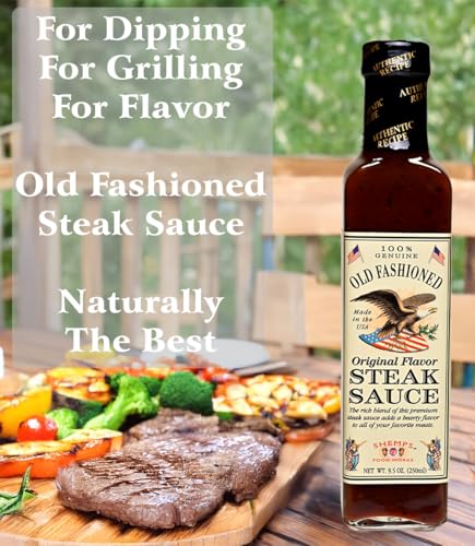 Old Fashioned Steak Sauce for BBQ Enthusiasts, 9.5 oz (2 Pack)
| Old Fashioned Steak Sauce with Deep Flavor, 9.5 oz (2