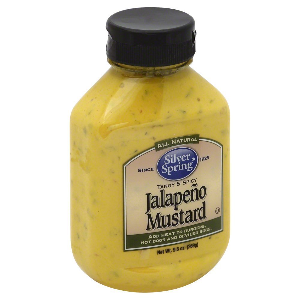 Silver Spring Jalapeno Mustard for Party Snacking, 9.5oz Container (Pack of 3)
| Silver Spring Jalapeno Mustard for San