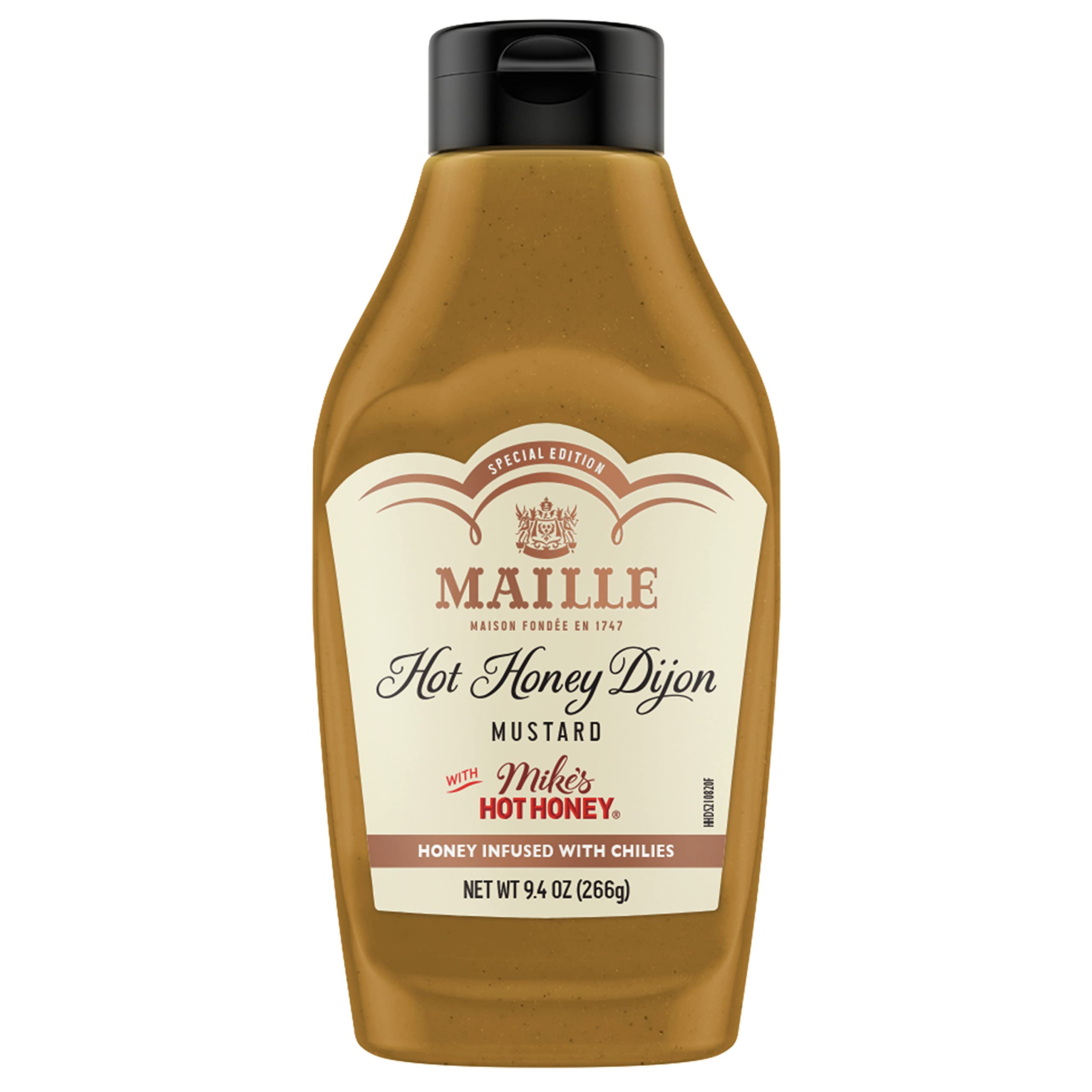 Maille x Mike's Hot Honey Special Edition Savory-Sweet Condiment with a Spicy Kick Gluten-Free, Shelf-Stable 9.4oz  
Mai