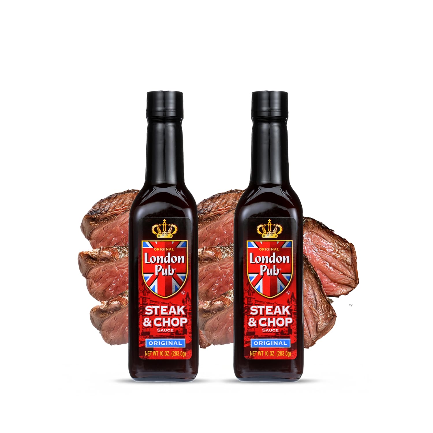 London Pub Sauce Steak & Chop - Premium Flavor for Steak and Chop Lovers - Perfect for Home Cooking and BBQ - Rich Umami