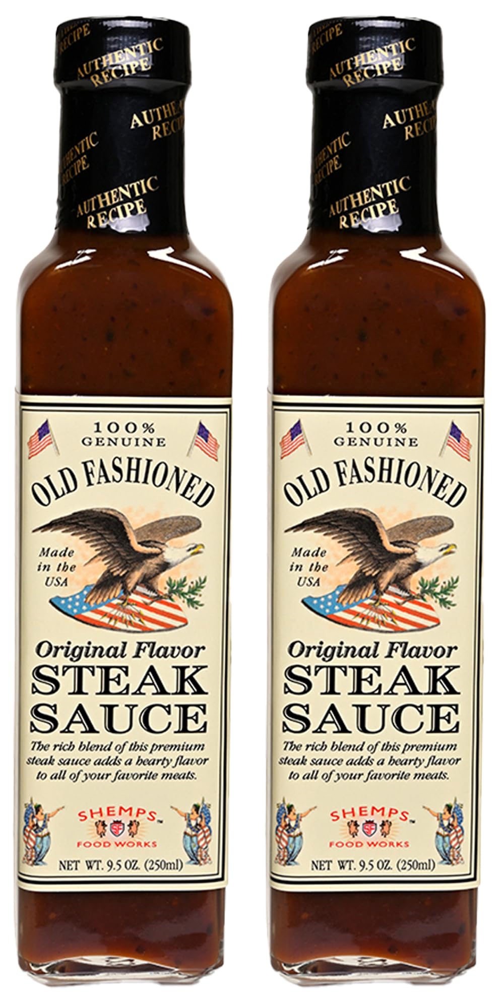 Old Fashioned Steak Sauce for BBQ Enthusiasts, 9.5 oz (2 Pack)
| Old Fashioned Steak Sauce with Deep Flavor, 9.5 oz (2
