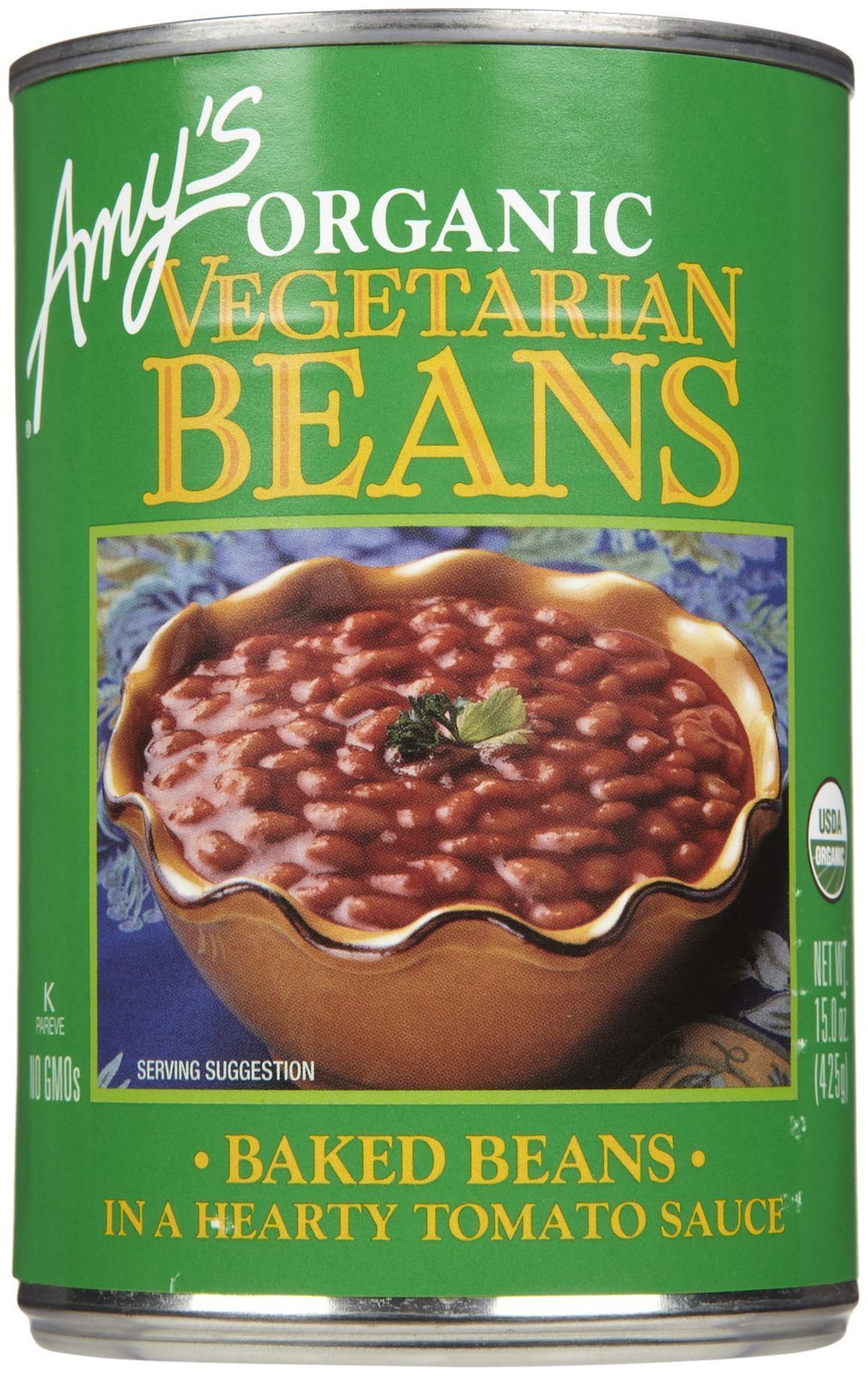 Amy's Organic Vegetarian Baked Beans - USDA Organic for Health-Conscious Vegans & Vegetarians | Perfect for BBQs and Din